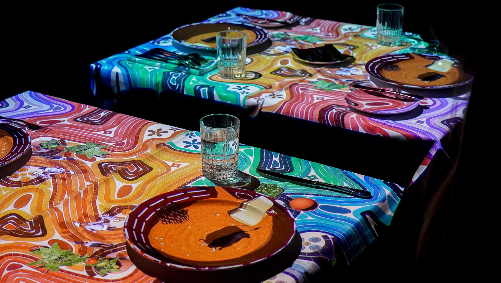 Spain Projection at Le Petit Chef