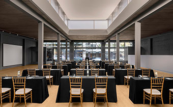 Meeting Set up in Glasshouse